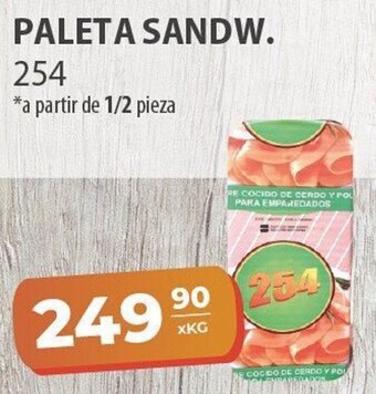 El Milagro Mayorista 254 Paleta Sandw. oferta