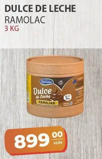 El Milagro Mayorista Ramolac Dulce de Leche 3 kg oferta