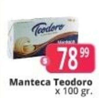 Autoservicio Capo Manteca Teodoro x 100 gr oferta