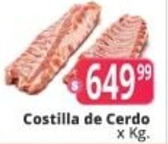 Autoservicio Capo Costilla de Cerdo x kg oferta