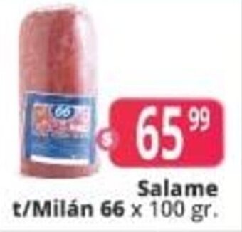 Autoservicio Capo Salame T/Milán 66 x 100 gr oferta