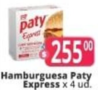 Autoservicio Capo Hamburguesa Paty Express x 4 Ud. oferta