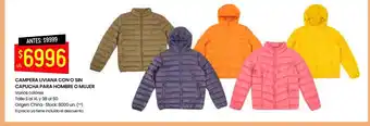 Changomas Camperas oferta