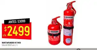 Changomas Matafuegos para auto x 1kg oferta
