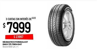 Changomas Neumático formula gt oferta