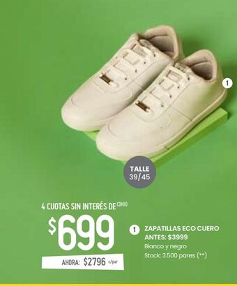 Changomas Zapatillas eco cuero oferta