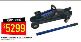 Changomas Criquet carrito 2t caja plástica oferta