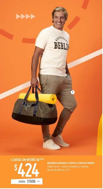 Changomas Remera manga corta con estampa oferta