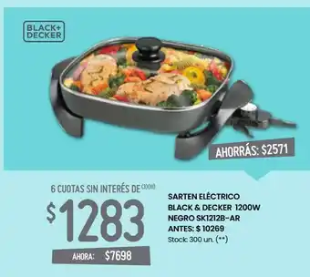 Changomas Sarten eléctrico black & decker 1200w oferta