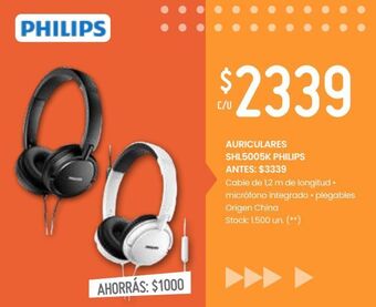 Changomas Auriculares shl5005k philips oferta