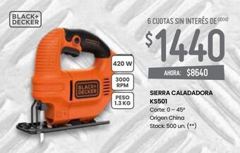Changomas Sierra caladadora ks501 oferta