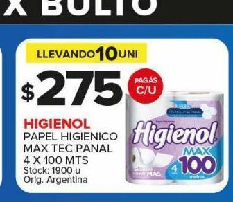 Carrefour Maxi Papel higiénico higienol oferta