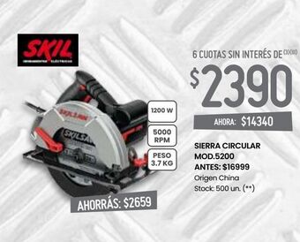 Changomas Sierra circular oferta