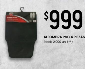 Changomas Alfombra pvc 4 piezas oferta