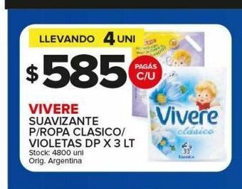 Carrefour Maxi Suavizante vivere oferta