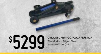 Changomas Criquet carrito 2t caja plástica oferta