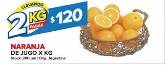 Carrefour Maxi Naranja de jugo x kg oferta