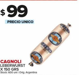 Carrefour Maxi Cagnoli leberwurst oferta