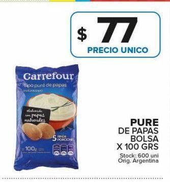 Carrefour Maxi Puré de papas oferta