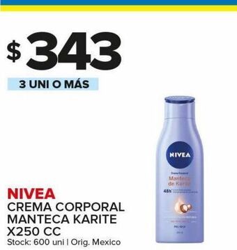 Carrefour Maxi Crema corporal nivea oferta