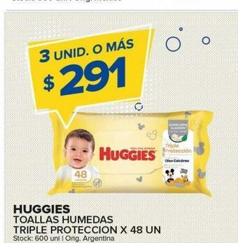 Carrefour Maxi Toallitas húmedas huggies oferta