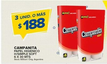 Carrefour Maxi Papel higiénico campanita oferta