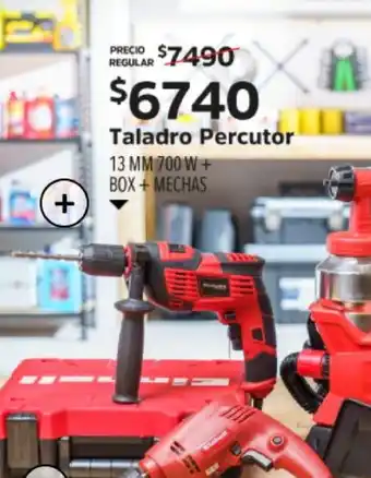 Easy Taladro Percutor 13mm 700w + Box + Mechas oferta