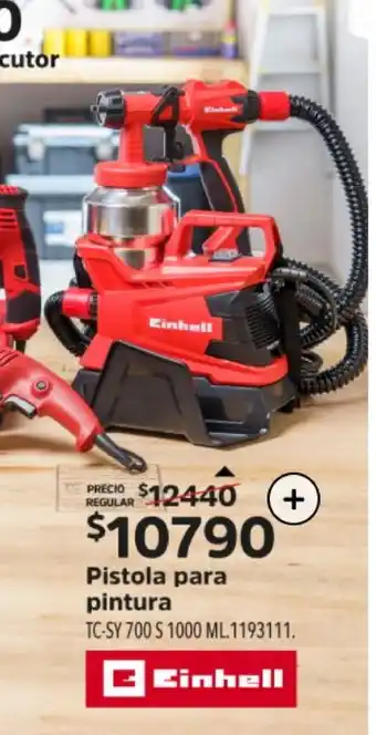 Easy Einhell Pistola para pintura TC-SY 700S 1000ml oferta
