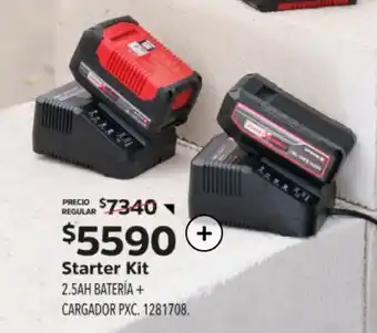 Easy Power X-Change Starter Kit 2.5AH Batería+Cargador Pxc oferta