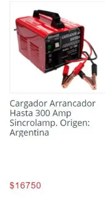 Easy Sincrolamp Cargador Arrancador Hasta 300 Amp oferta
