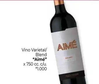 La Anonima Aimé Vino Varietal/Blend x 750cc oferta