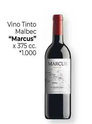 La Anonima Marcus Vino Tinto Malbec x 375cc oferta