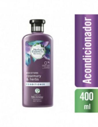 Herbal essences bío:renew moisture rosemary & herbs acondicionador 400 ml