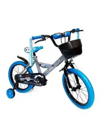El Mundo del Juguete Bicicleta infantil urby rodado 14 color azul incluye rueditas oferta
