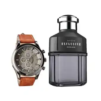 Avon Set x2 exclusive in black + reloj catriel contado oferta