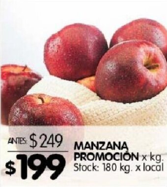 Disco Manzana Promoción x kg oferta