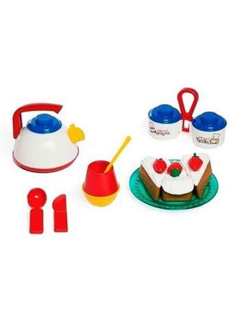 El Mundo del Juguete Juego de mate para niños pava base roja incluye torta oferta