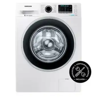 Frávega Lavarropas carga frontal inverter samsung 9 kg 1400 rpm ww90j5410gw blanco oferta
