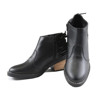 Coto Bota dama color negro talle 38 oferta