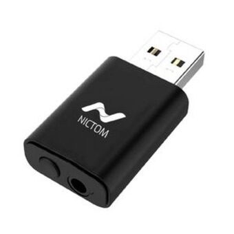Frávega Emisor receptor nictom bt4 transmisor bluetooth audio tv smart rca oferta