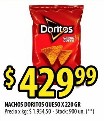 Punto Mayorista Doritos Nachos Queso x 220 gr oferta