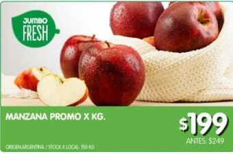 Jumbo Manzana promo x kg oferta
