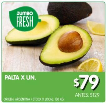Jumbo Palta x un oferta