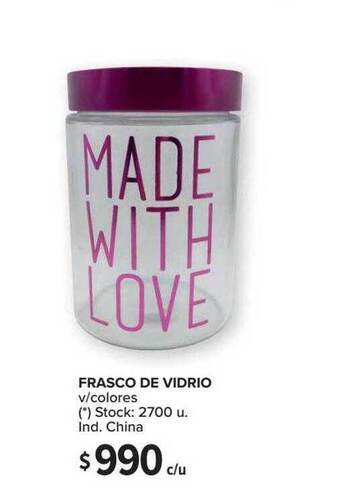 Carrefour Frasco De Vidrio oferta