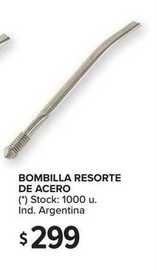 Carrefour Bombilla Resorte De Acero oferta