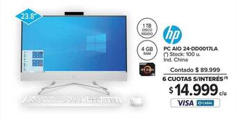 Carrefour Hp Pc Aio 24-dd0017la oferta