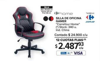 Carrefour Silla De Oficina Gamer oferta