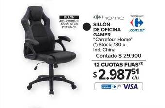 Carrefour Sillón De Oficina Gamer oferta