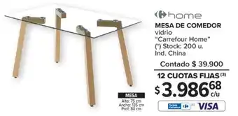 Carrefour Carrefour Home Mesa de Comedor oferta