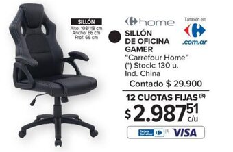 Carrefour Carrefour Home Sillón de Oficina Gamer oferta